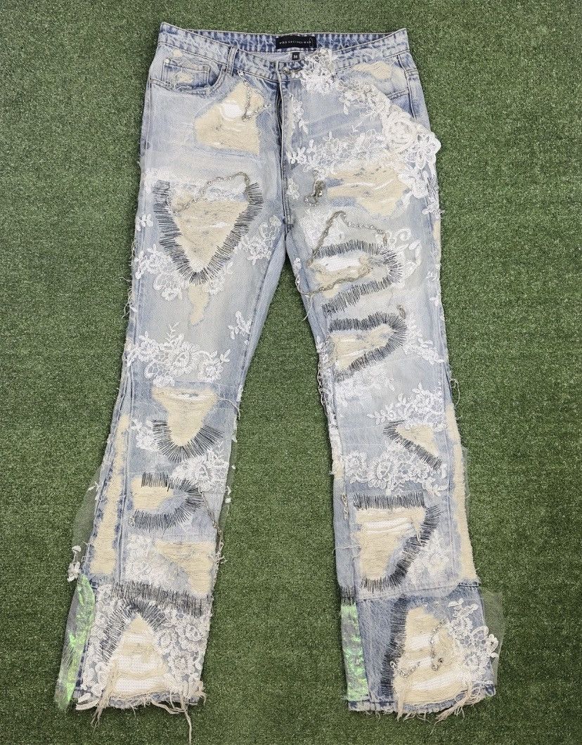 Who Decides War Who Decides War Affinity WDW Denim Jeans 36x36 Ev Bravado Size US 36 / EU 52 - 1 Thumbnail