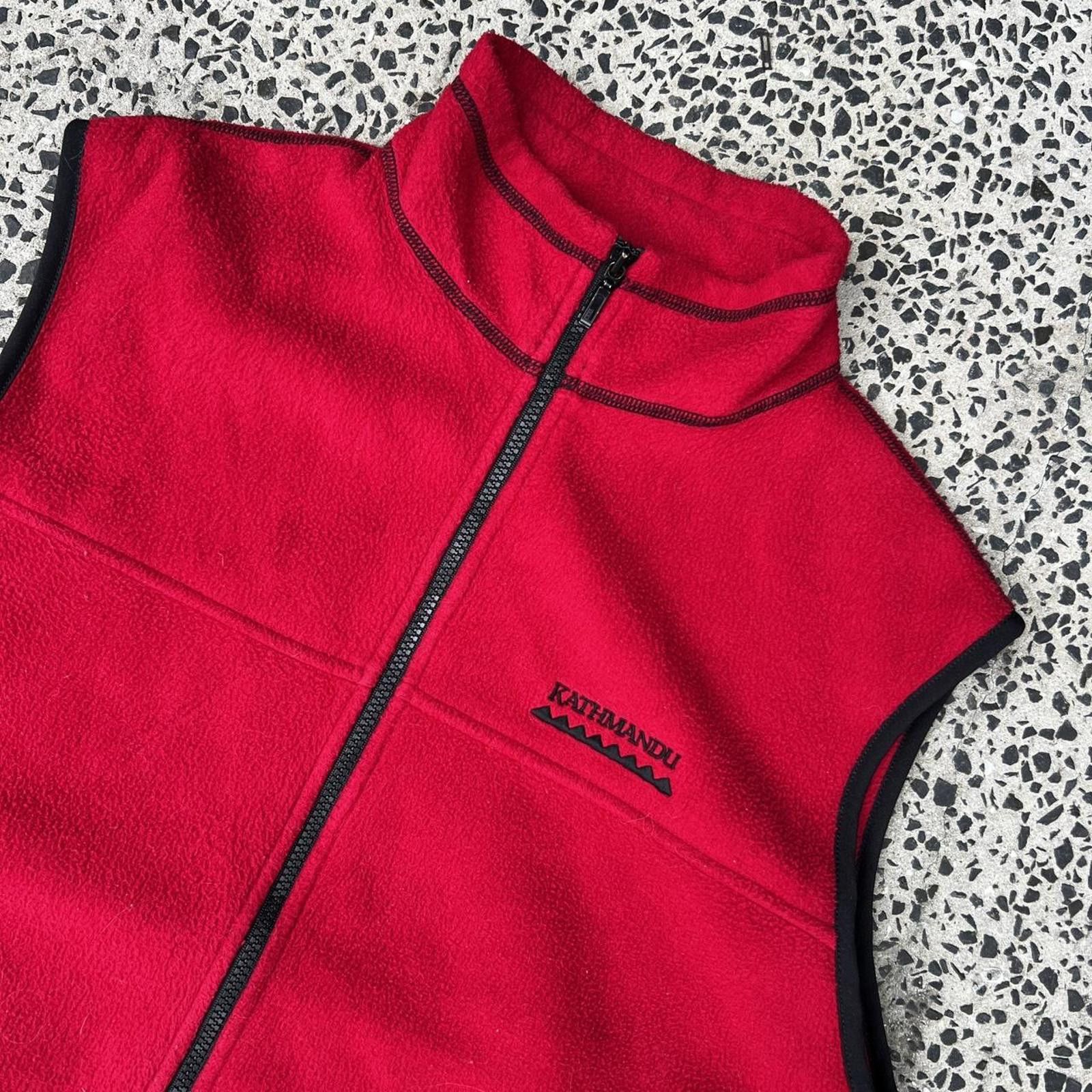 Kathmandu Red and black Kathmandu Fleece Vest 🏔️ Size US M / EU 48-50 / 2 - 2 Thumbnail