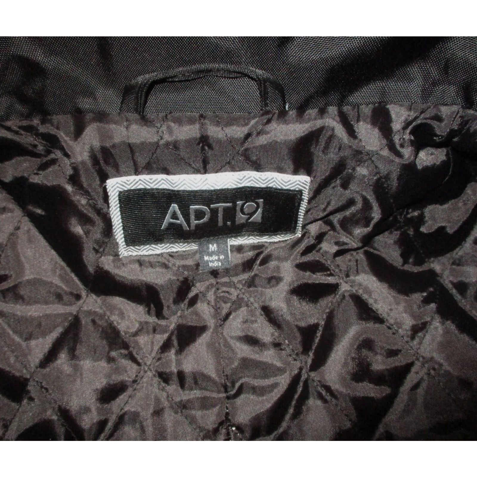 Apt. 9 APT. 9 Black Ballistic Nylon Full Zip Insulated Jacket Mens M NWT Size US M / EU 48-50 / 2 - 7 Thumbnail