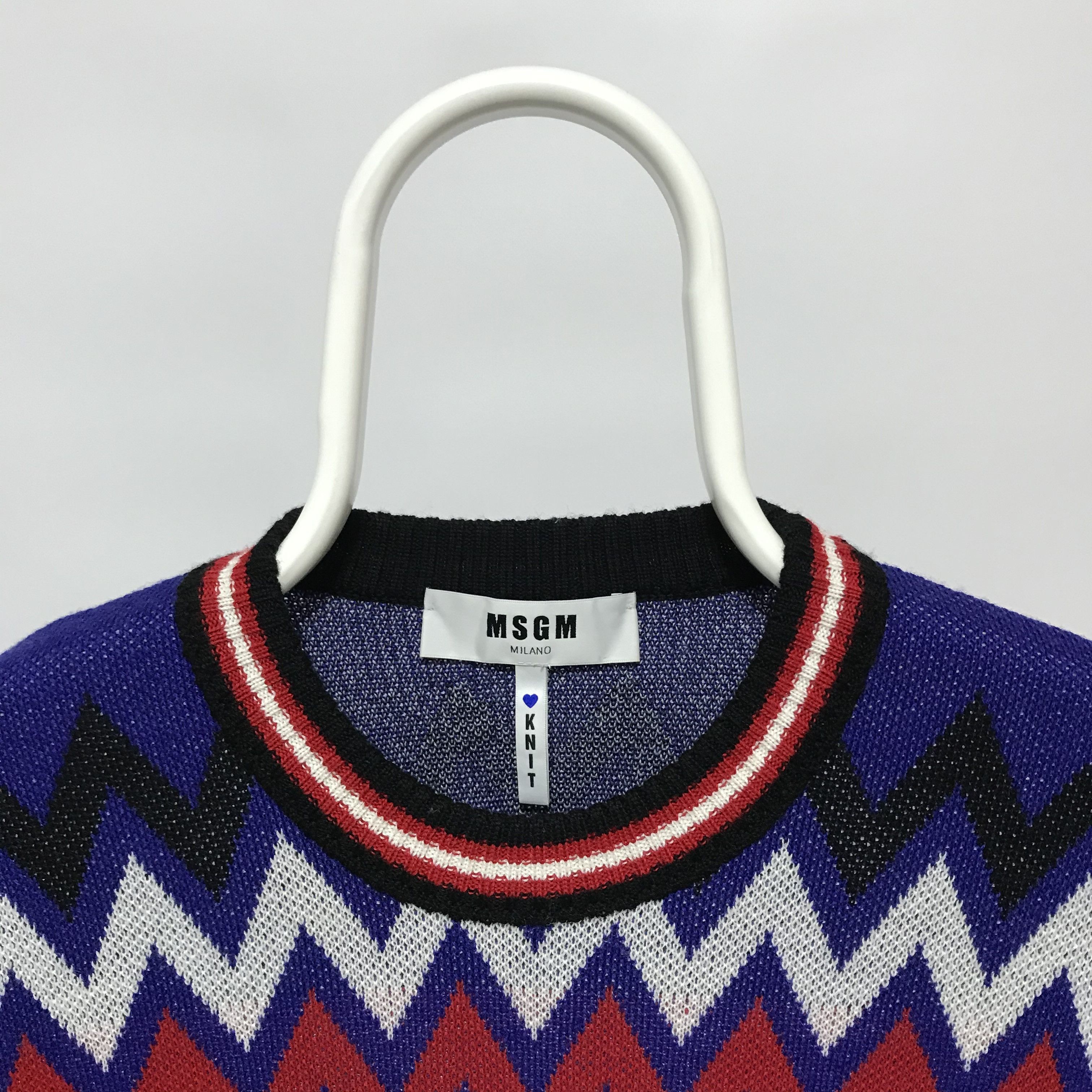 MSGM MSGM Milano Knit Sweater Crewneck Wool Sweatshirt Oversized Size M / US 6-8 / IT 42-44 - 4 Thumbnail