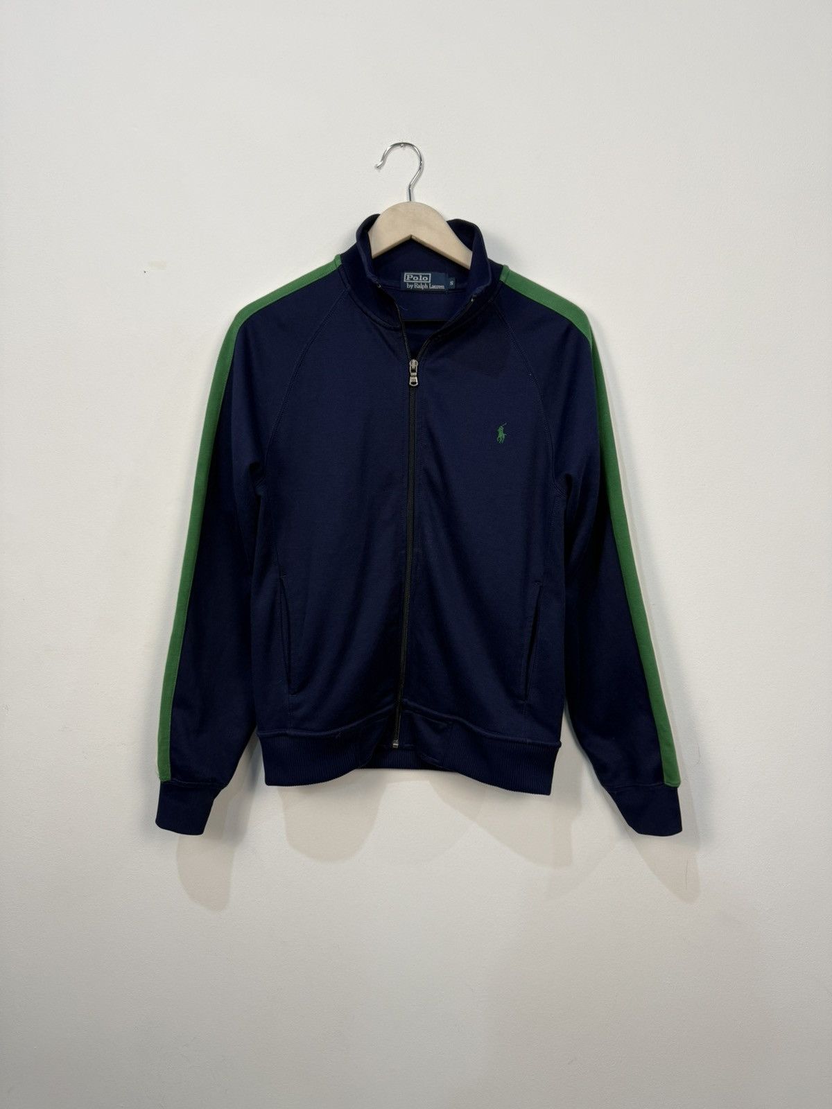 Polo Ralph Lauren Polo Ralph Lauren Vintage Zip Blue Sweatshirt Size US S / EU 44-46 / 1 - 1 Thumbnail