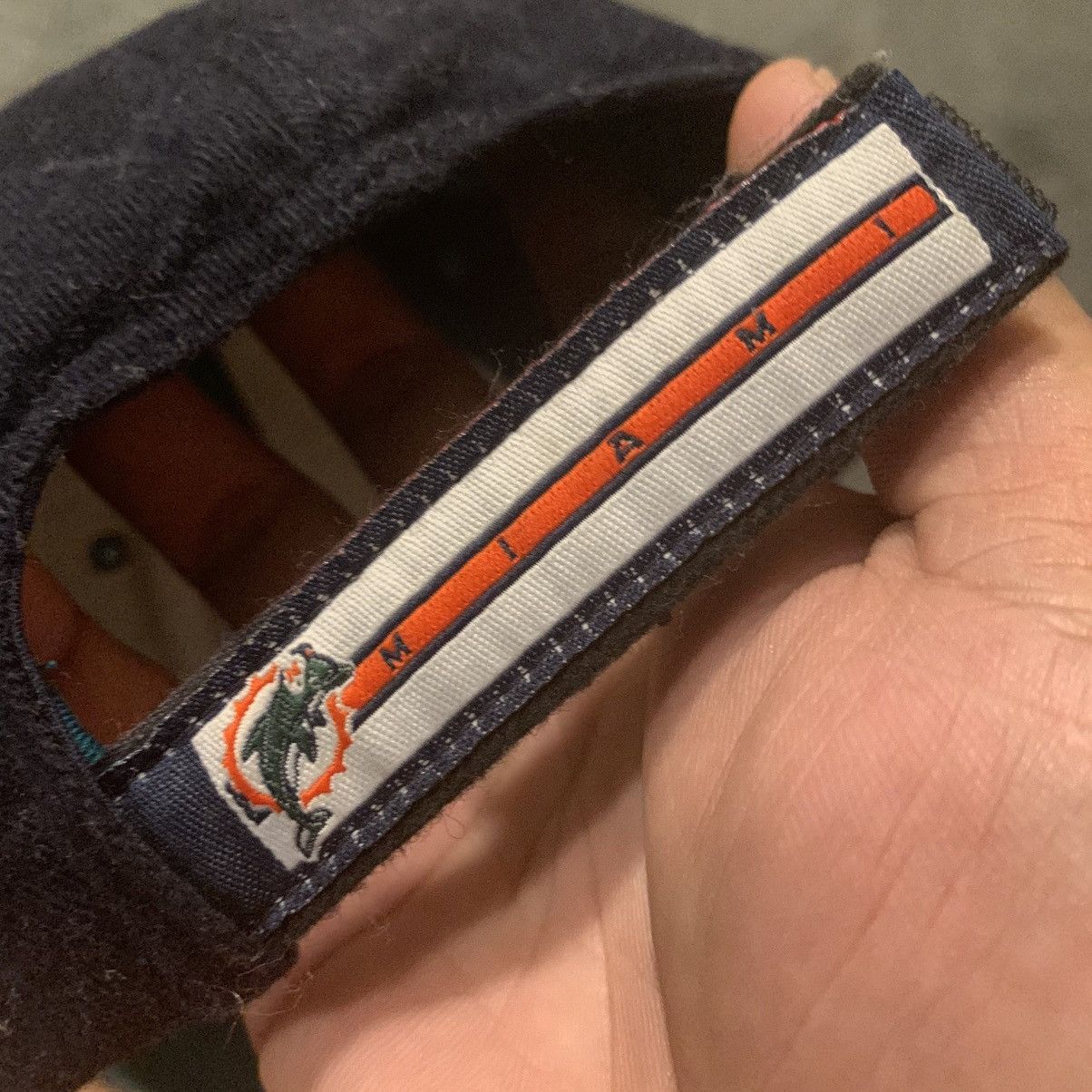Twins Enterprise Inc. VINTAGE 90s Miami Dolphins Twins Enterprise Hat Black/Teal Size ONE SIZE - 6 Thumbnail