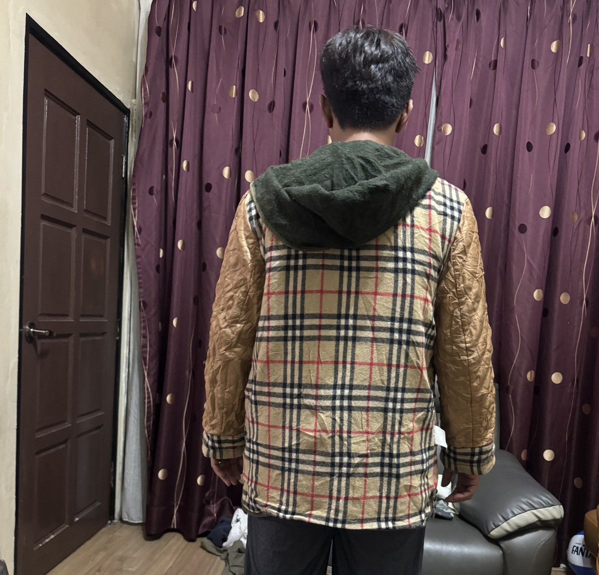 Burberry BURBERRY NOVA CHECK WOOL JACKET Size US L / EU 52-54 / 3 - 2 Thumbnail