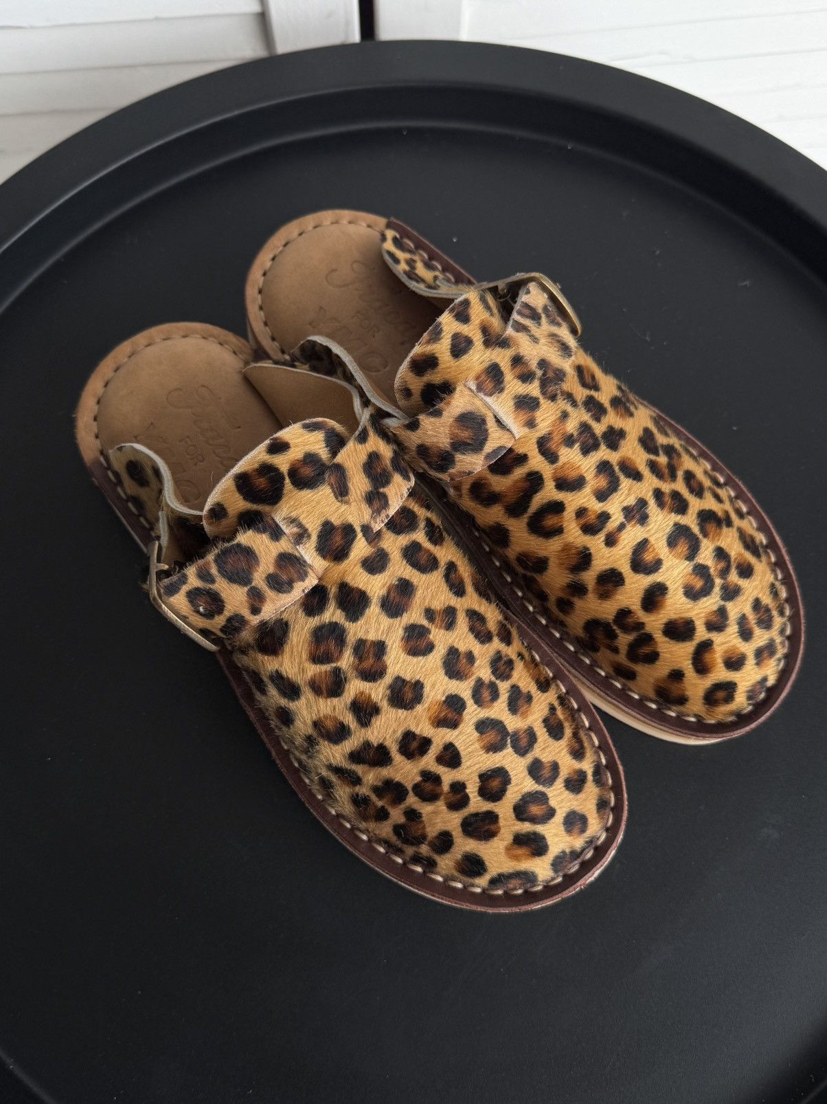 Fracap YMC X FRACAP Calfskin Pony Hair Mules - Leopard Print Size US 6 / IT 36 - 12 Thumbnail