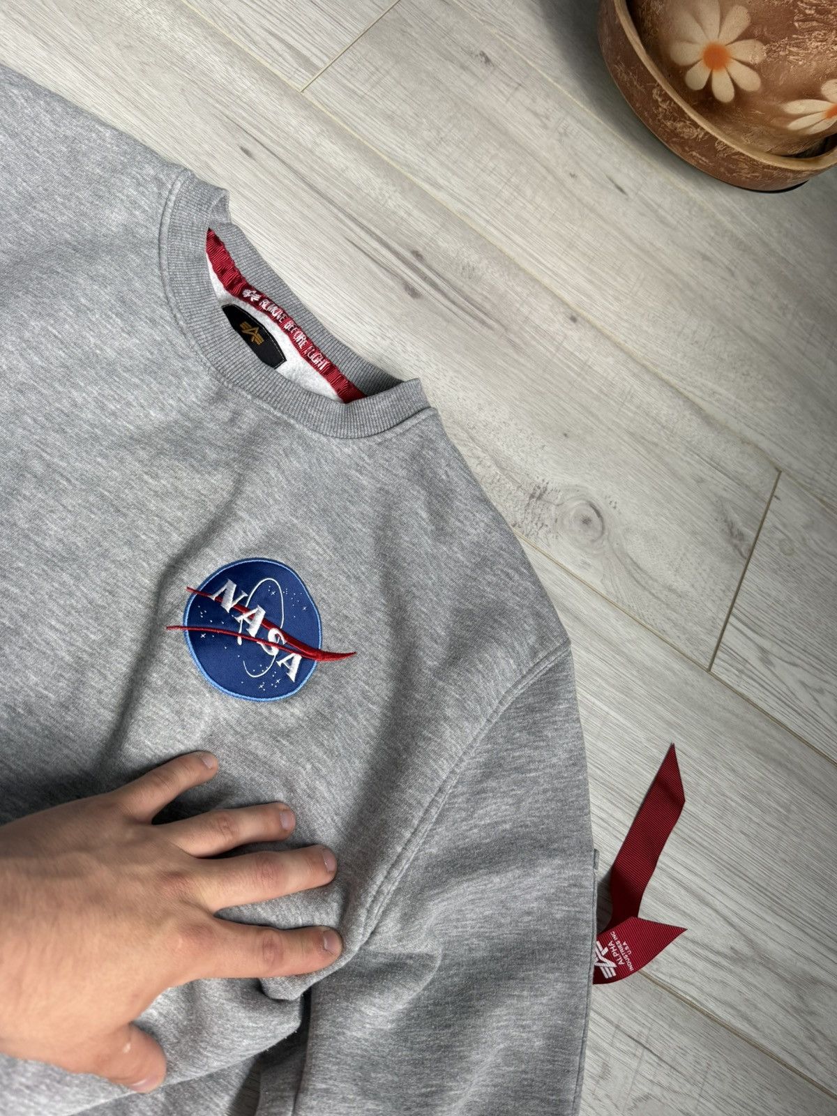 Alpha Industries × NASA Sweatshirt Alpha Industries NASA Crewneck Size US XXL / EU 58 / 5 - 3 Thumbnail