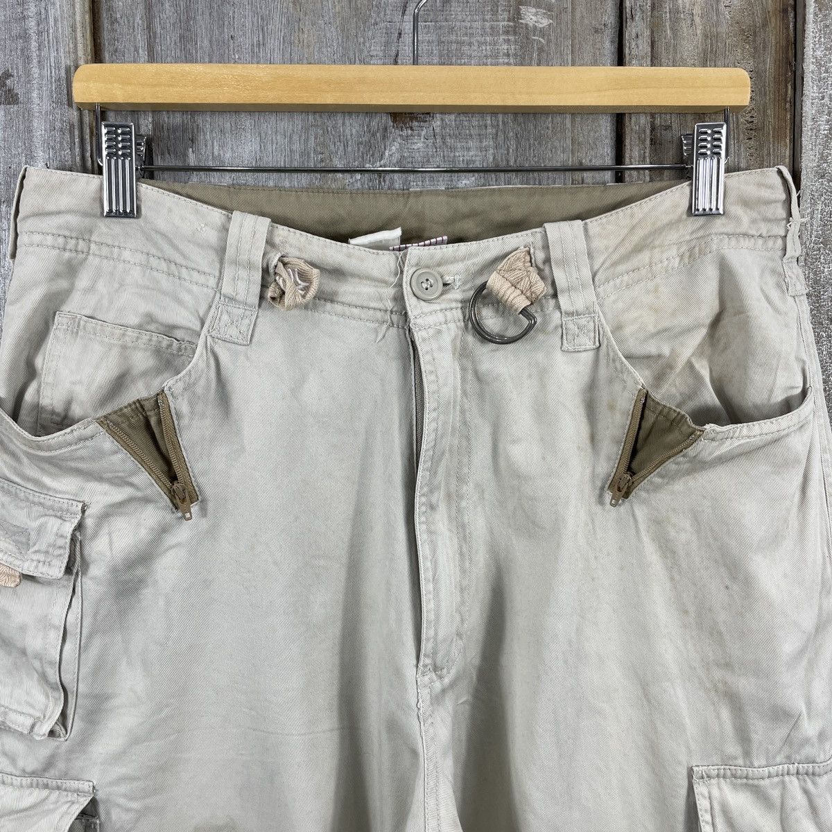 Vintage Vintage NY Baseball Faded Baggy Cargo Pants Size US 32 / EU 48 - 10 Thumbnail