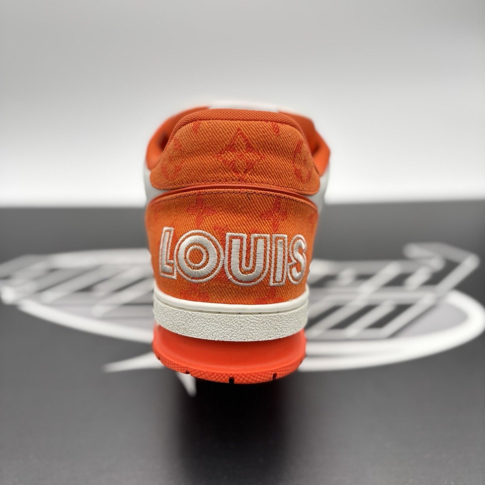 Louis Vuitton Louis Vuitton Trainer Strap ' Orange ' | GREAT CONDITION! Size US 10.5 / EU 43-44 - 12 Thumbnail