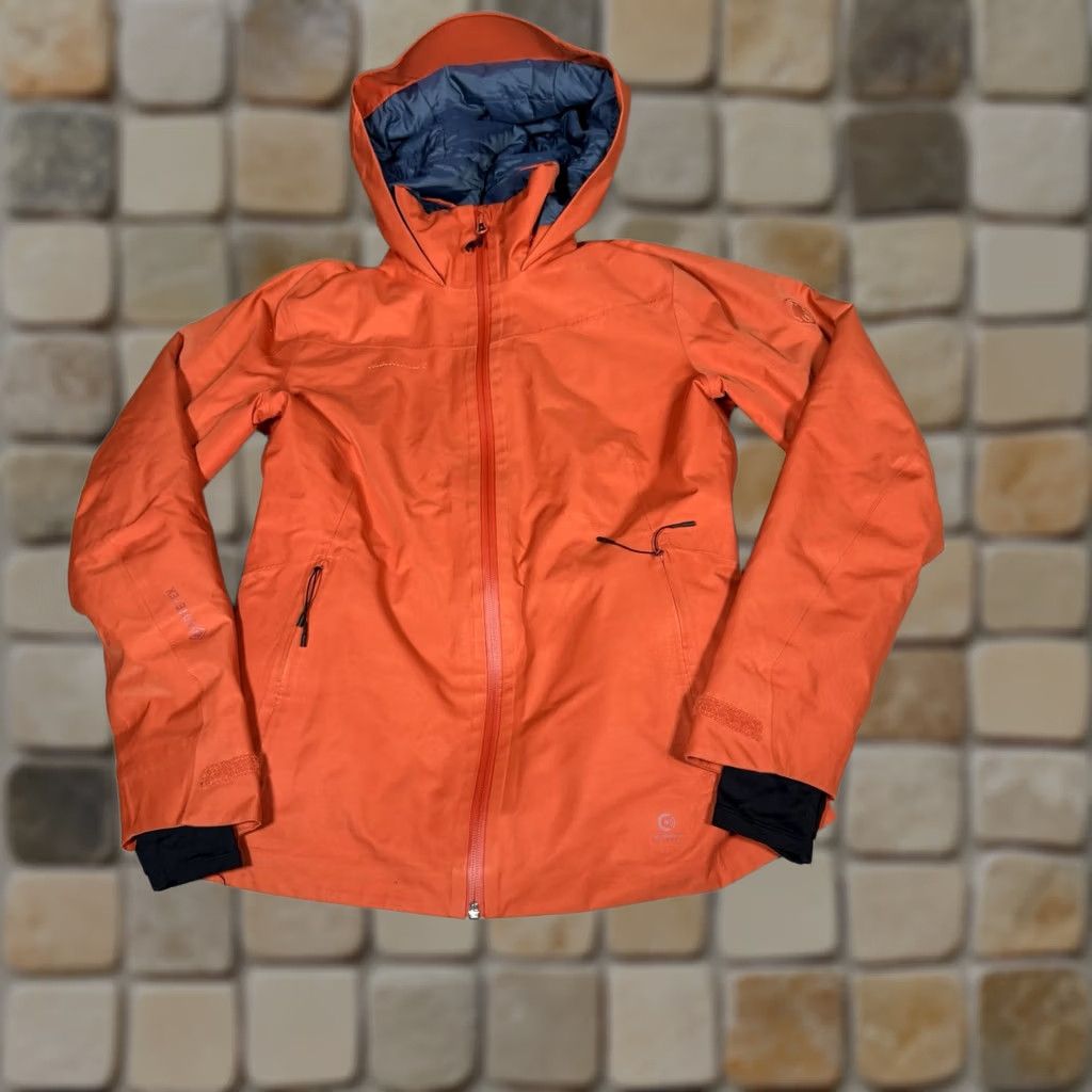 Mammut Mammut Jacket Mens Small Orange Hooded Full Zip GORE-TEX Waterproof Ski Hiking Activewear Size US S / EU 44-46 / 1 - 1 Thumbnail