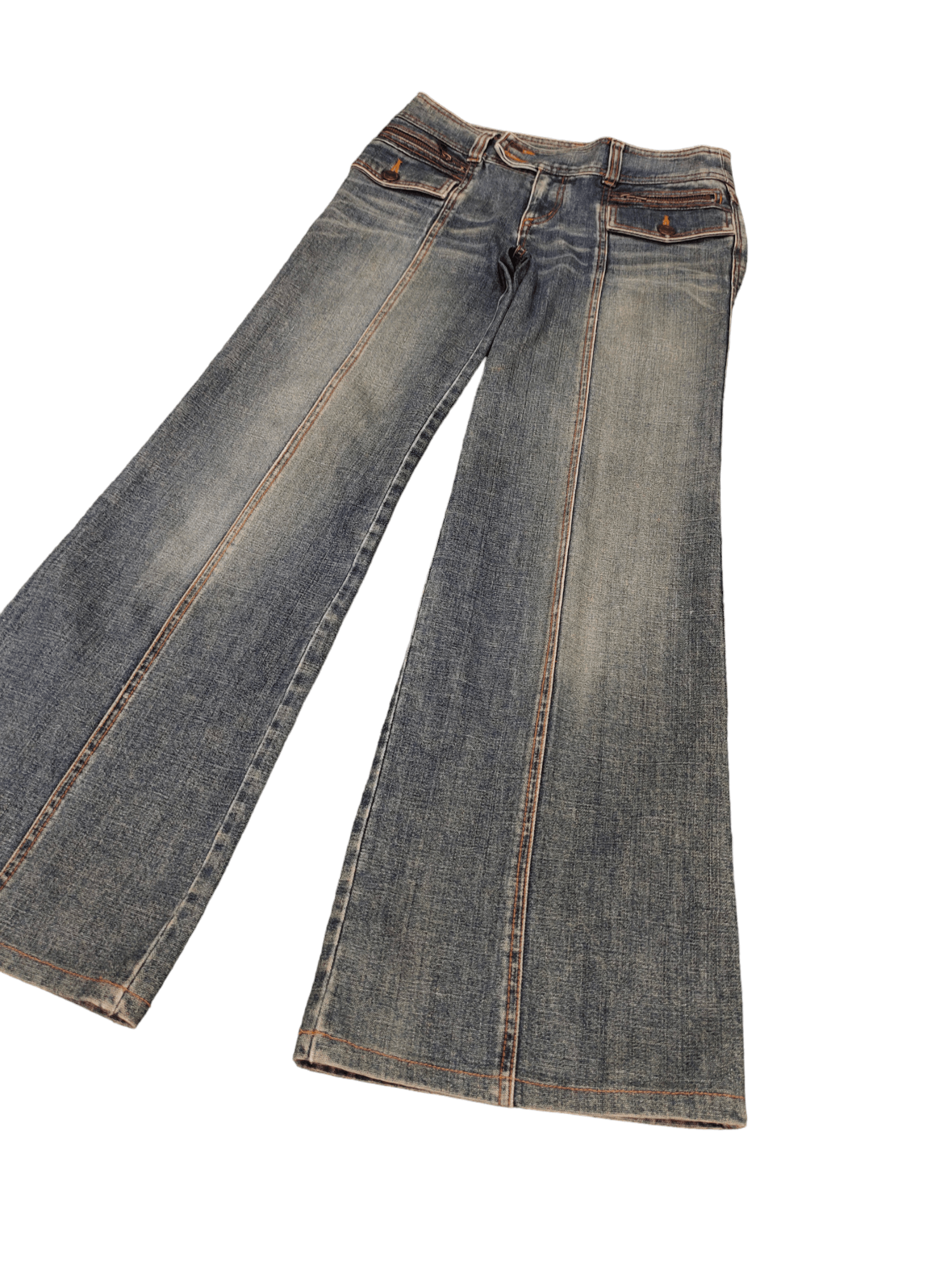 If Six Was Nine Tuxedo Striped Mud Max Jeans | Grailed