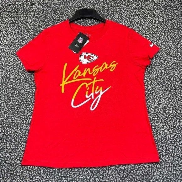 Nike Nike Shirt Women Kansas City Chiefs Short Sleeve Cotton M Size M / US 6-8 / IT 42-44 - 1 Thumbnail