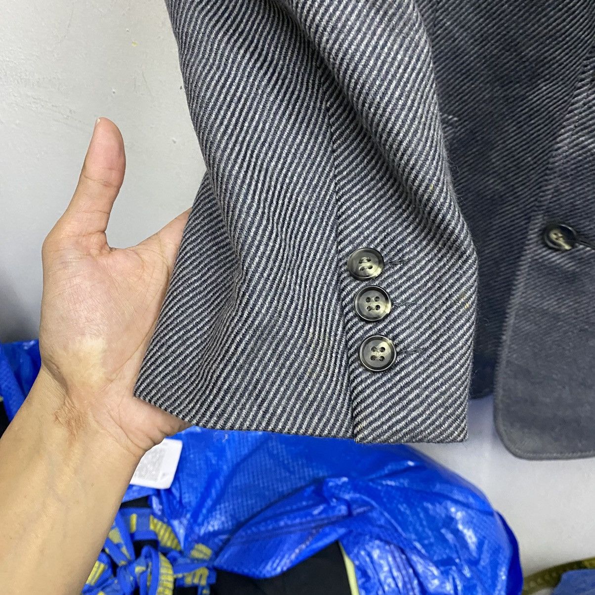Christian Dior Monsieur 💥OFFER💥 Christian DIOR Monsieur Herringbone Wool Blazer Size 42L - 6 Thumbnail