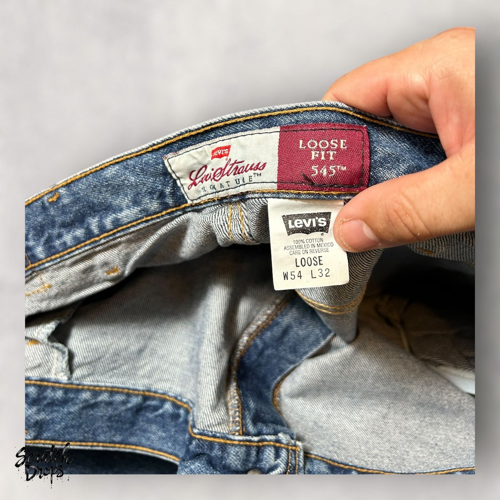 Levi's Vintage Levi's Signature 545 Men's Jeans Deadstock W54 L32 Size US 38 / EU 54 - 5 Thumbnail