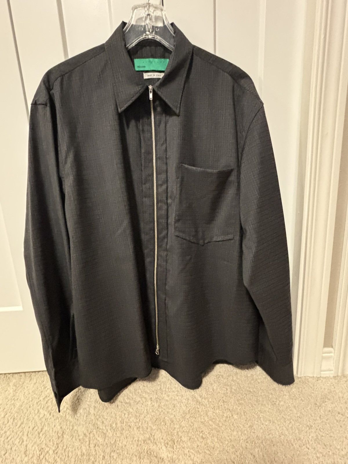 Tres Bien Tres Bien Everywear Wool Zip Shirt Size US M / EU 48-50 / 2 - 1 Thumbnail