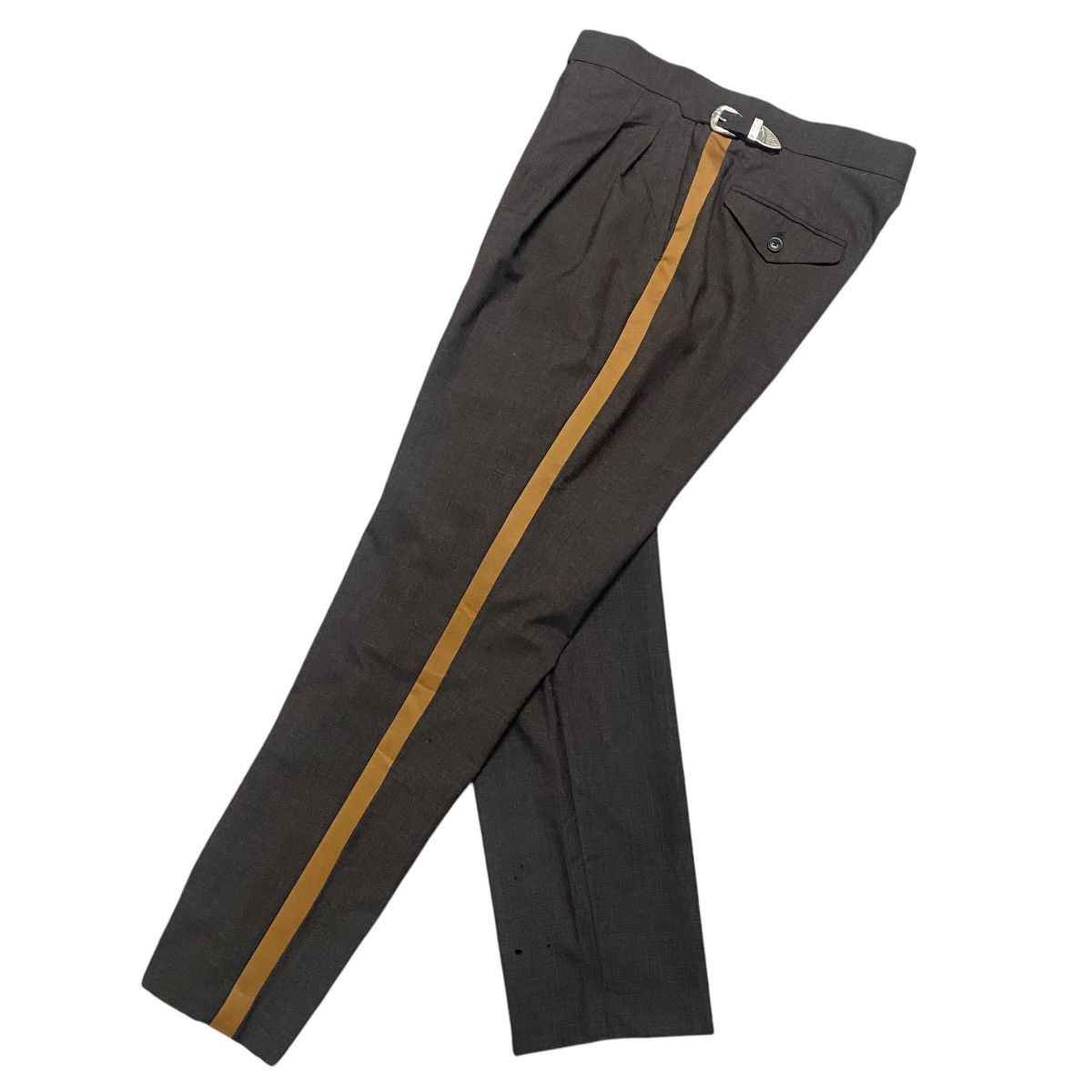 TOGA VIRILIS SS2020 TOGA VIRILIS Wool Ghurka Pants Side Stripe Size US 30 / EU 46 - 4 Thumbnail