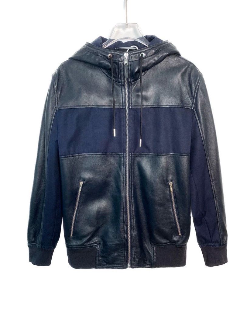 Dior Dior Leather-blocked hooded zipper jacket 2501-Nextarrow Size US S / EU 44-46 / 1 - 1 Thumbnail
