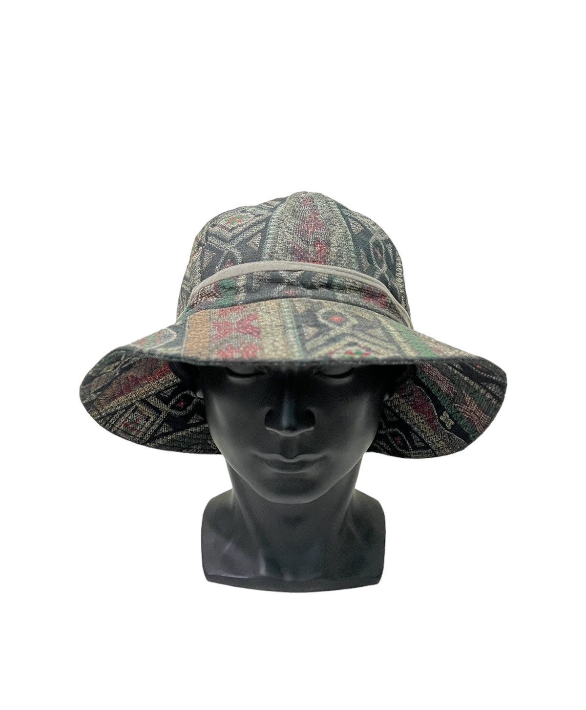 Japanese Brand Japanese Fashion Patchwork Design Bucket Hats Size ONE SIZE - 1 Thumbnail