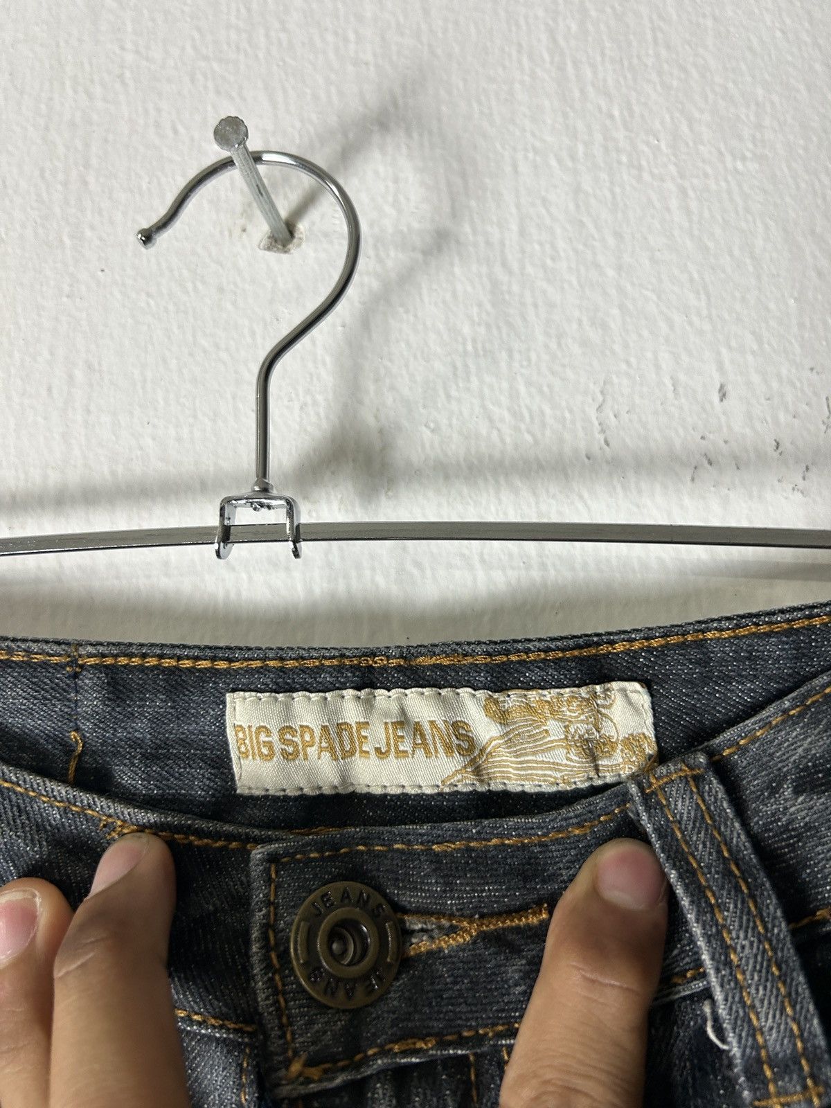 Le Grande Bleu (L.G.B.) Double Waist Sick Faded Explosion Fashion Japan Punk Style Size US 32 / EU 48 - 6 Thumbnail