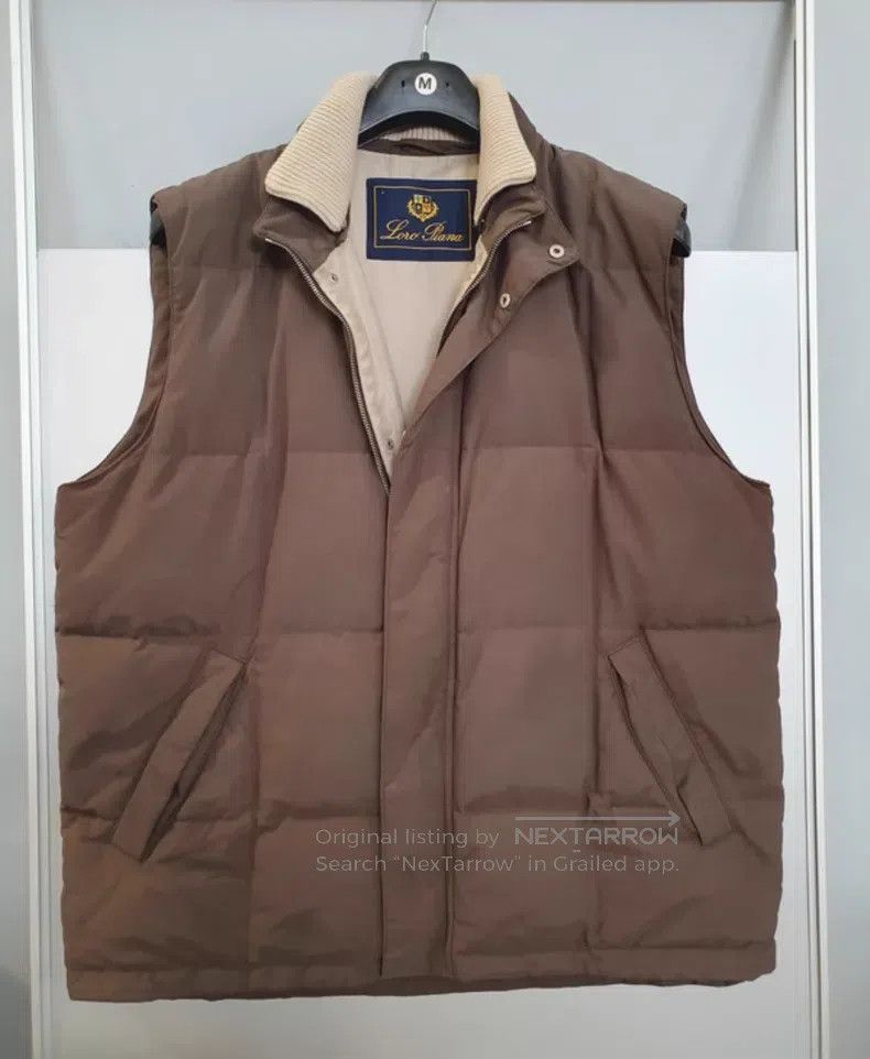 Loro Piana Loro Piana Brown Down Vest Size US XL / EU 56 / 4 - 1 Thumbnail