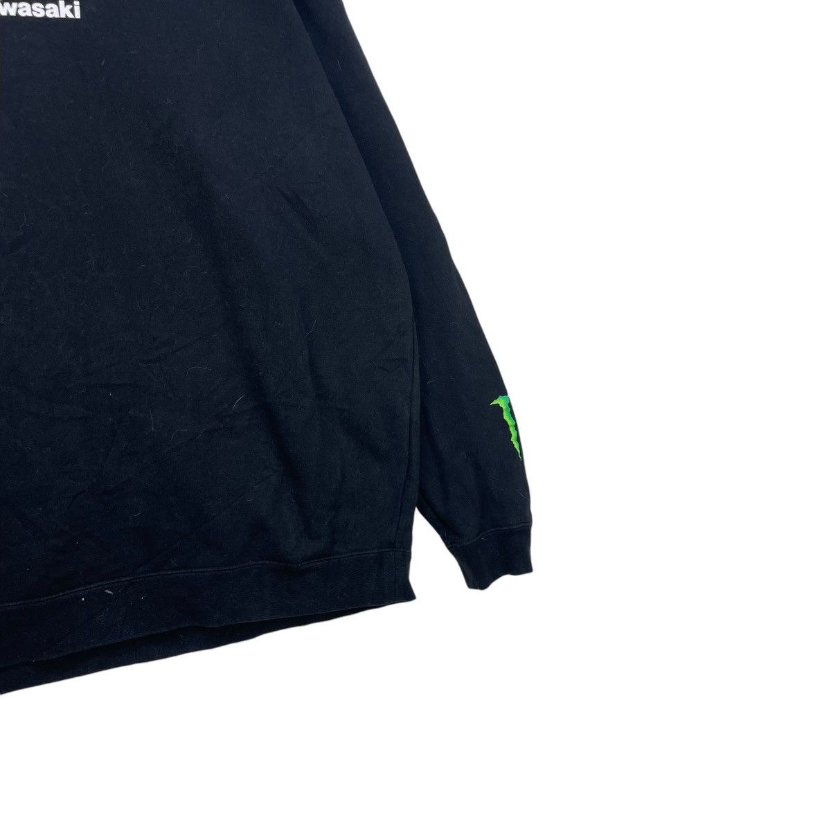 Vintage 💥Kawasaki Monster Energy Pull Over Sweatshirt Size US XL / EU 56 / 4 - 6 Thumbnail