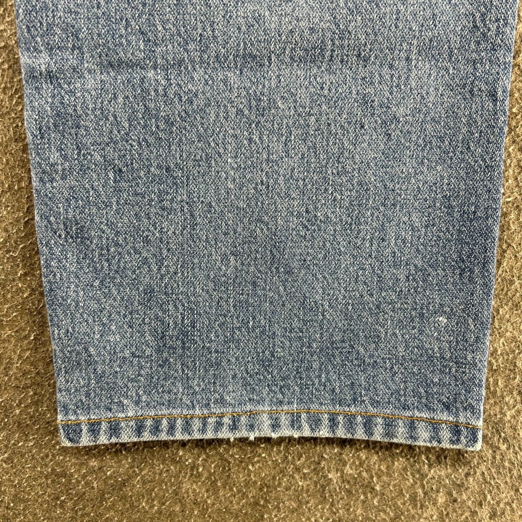 Wrangler Wrangler 13MWZ Jeans Mens 36x30 Blue Cowboy Cut Regular Fit Light Wash Western Vintage Size US 36 / EU 52 - 6 Thumbnail