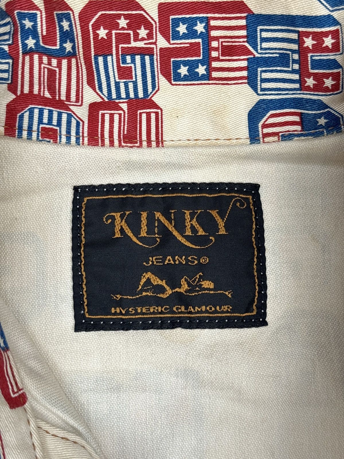 Designer × Hysteric Glamour × Japanese Brand Hysteric Glamour KINKY American Flag Pleated Front Western Size US M / EU 48-50 / 2 - 11 Thumbnail