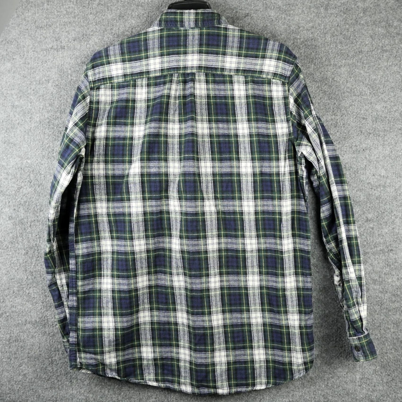 Vintage VINTAGE LL Bean Shirt Mens MT Green Plaid Flannel Button Down Long Sleeve Traditional Size US M / EU 48-50 / 2 - 4 Thumbnail