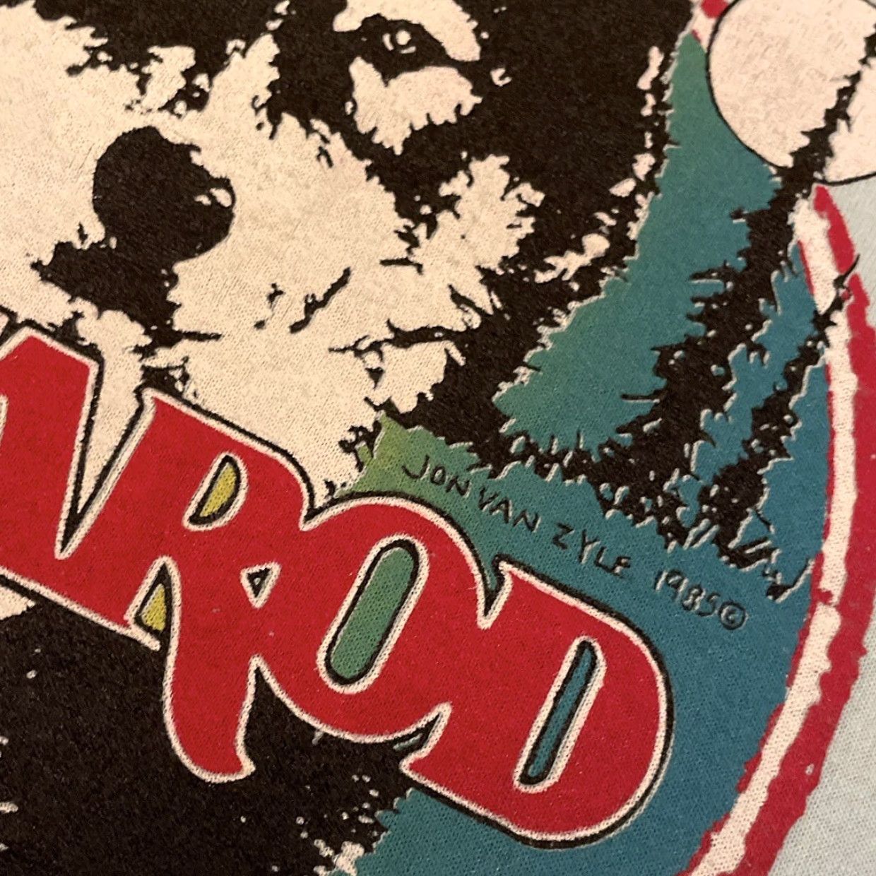 Vintage VINTAGE 80s Alaska Iditarod Last Great Race Wolf Snow Dog Shirt Mens L Blue Size US L / EU 52-54 / 3 - 3 Thumbnail