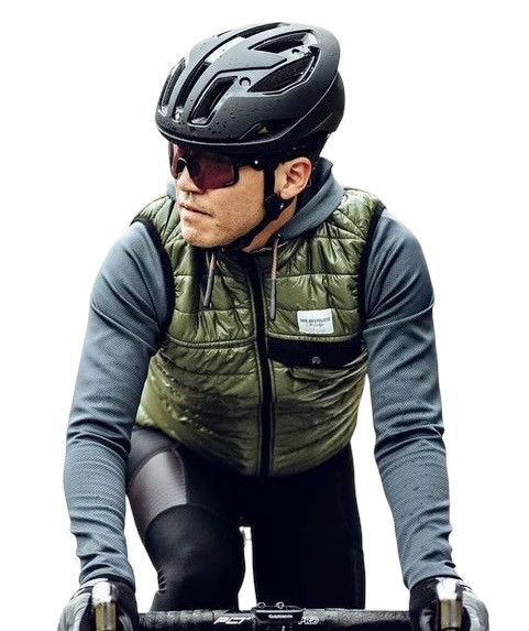 Cafe du Cycliste Mens Thermal Cycling Albertine Gilet Romania Size US XS / EU 42 / 0 - 2 Thumbnail