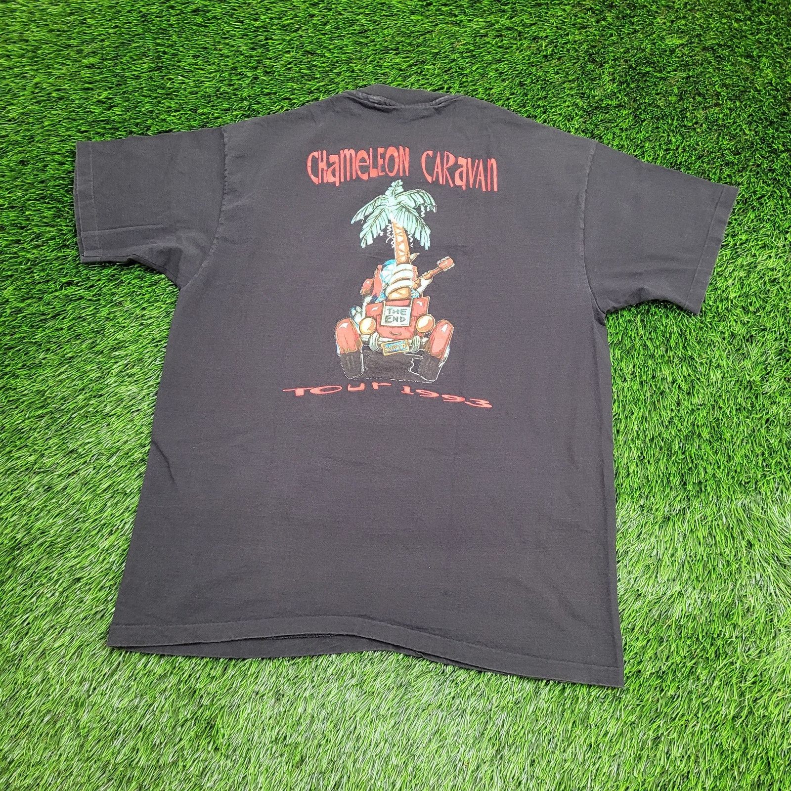 Giant VTG1993 Jimmy-Buffet Chameleon Caravan Tour Crew Shirt L/XL Size US L / EU 52-54 / 3 - 1 Thumbnail