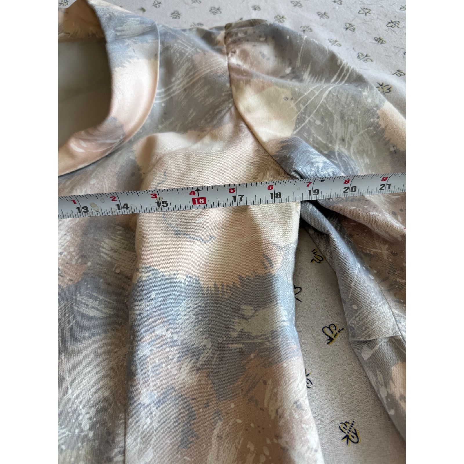 Homemade vintage 2-piece floral skirt suit 80s size M muted floral Size M / US 6-8 / IT 42-44 - 8 Thumbnail