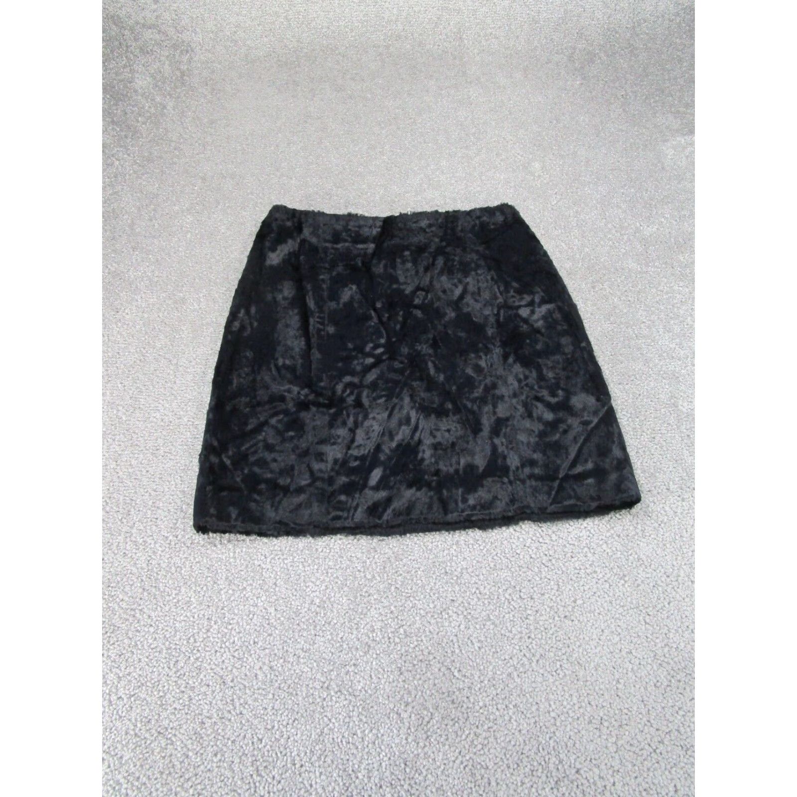 Michael Kors Michael Kors Mini Skirt Womens 2 Black Faux Fur Casual Party/Cocktail Travel Zip Zipper Cotton Blend Short Style Mini Skirt Womens 2 Black MK Size 26" / US 2 / IT 38 - 2 Thumbnail