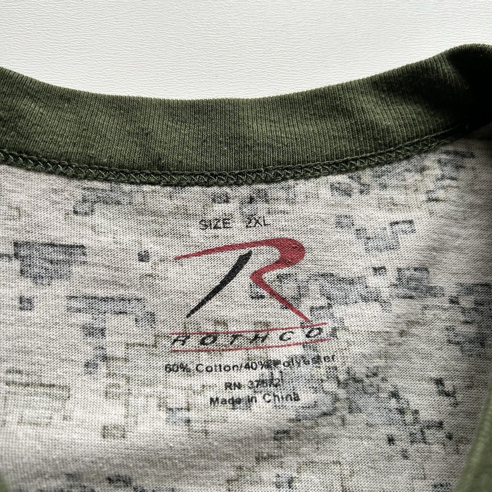 Rothco × Vintage Vintage Rothco Camo T Shirt 2XL Y2K Digital Camouflage Rare Size US XXL / EU 58 / 5 - 3 Thumbnail