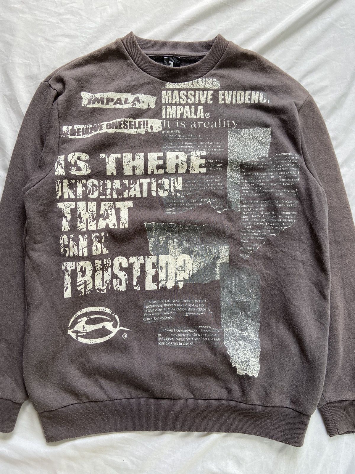 Isamu Katayama Backlash MASSIVE EVIDENCE IMPALA IT IS AREALITY SWEATSHIRT Size US L / EU 52-54 / 3 - 2 Thumbnail