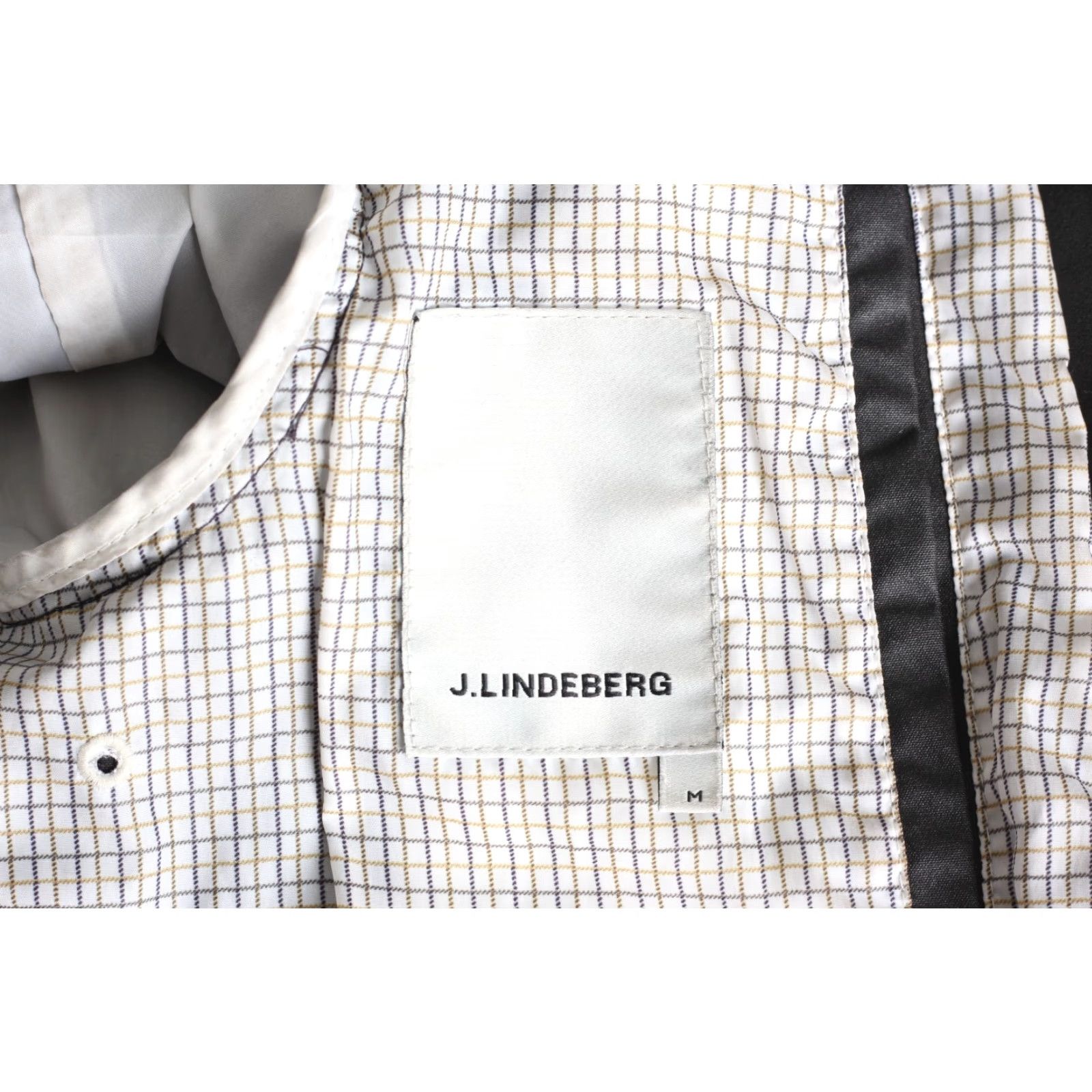 J.Lindeberg J.Lindeberg British Millerain Biker Jacket Mens M MJ5695 Black Cotton Leather? Zip Front Short Length Size US M / EU 48-50 / 2 - 6 Thumbnail