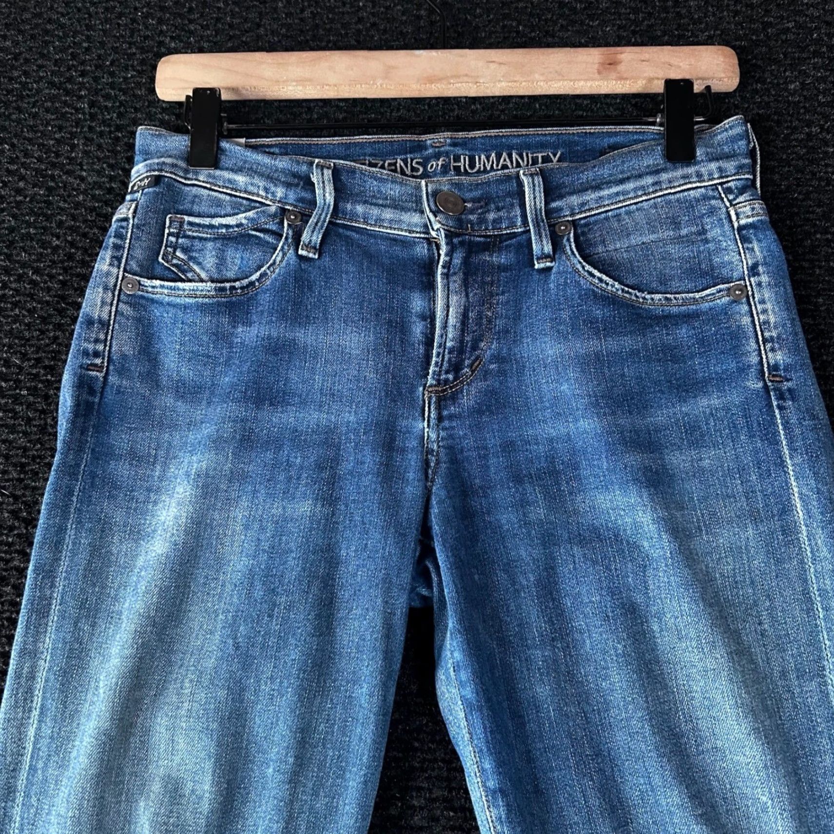 Citizens Of Humanity Citizens of Humanity Skinny Jeans Blue Medium Wash 1300-639 Womens 26 Size 26" / US 2 / IT 38 - 2 Thumbnail