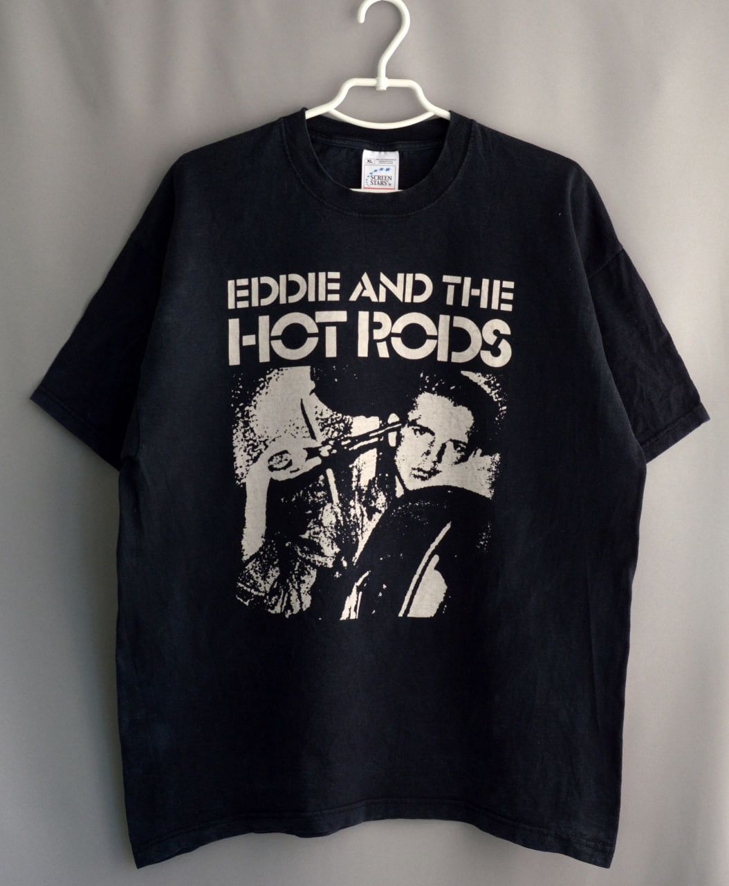 Vintage Vintage 90s Eddie And The Hotrods t shirt Size US XL / EU 56 / 4 - 1 Thumbnail
