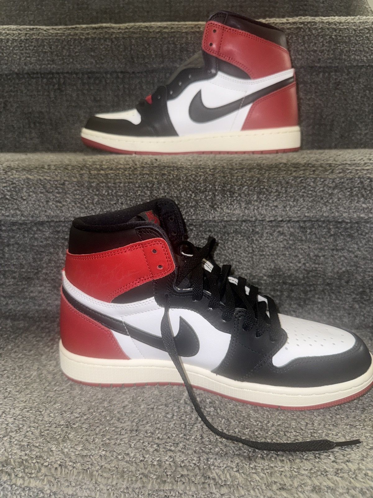 Jordan Brand Air Jordan 1 Retro High OG ‘Black Toe Reimagined’ Size US 9 / EU 42 - 7 Thumbnail