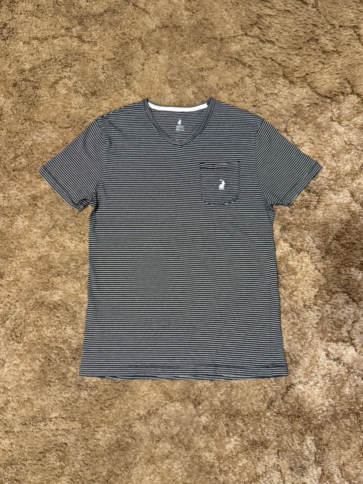 Polo Ralph Lauren Polo Striped Pocket T-Shirt Medium Size US M / EU 48-50 / 2 - 1 Thumbnail