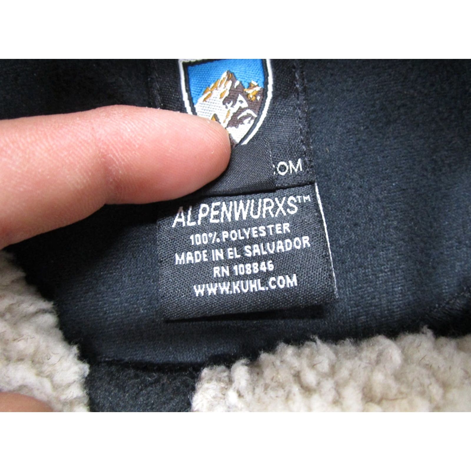 Vintage Kuhl Jacket Mens M Black Fleece Hiking Outdoor Bomber Full Zip Stand-Up Alpenwurxs Logo Polyester Mens Size US M / EU 48-50 / 2 - 3 Thumbnail