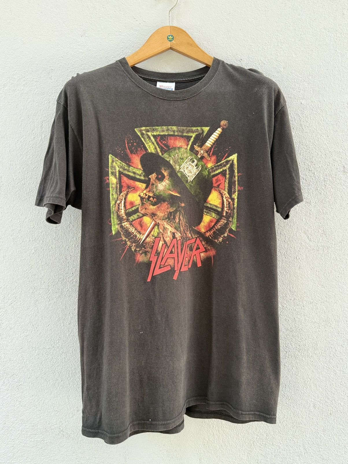 Band Tees Vintage Slayer American Thrash Metal Band Faded Tee Size US L / EU 52-54 / 3 - 1 Thumbnail