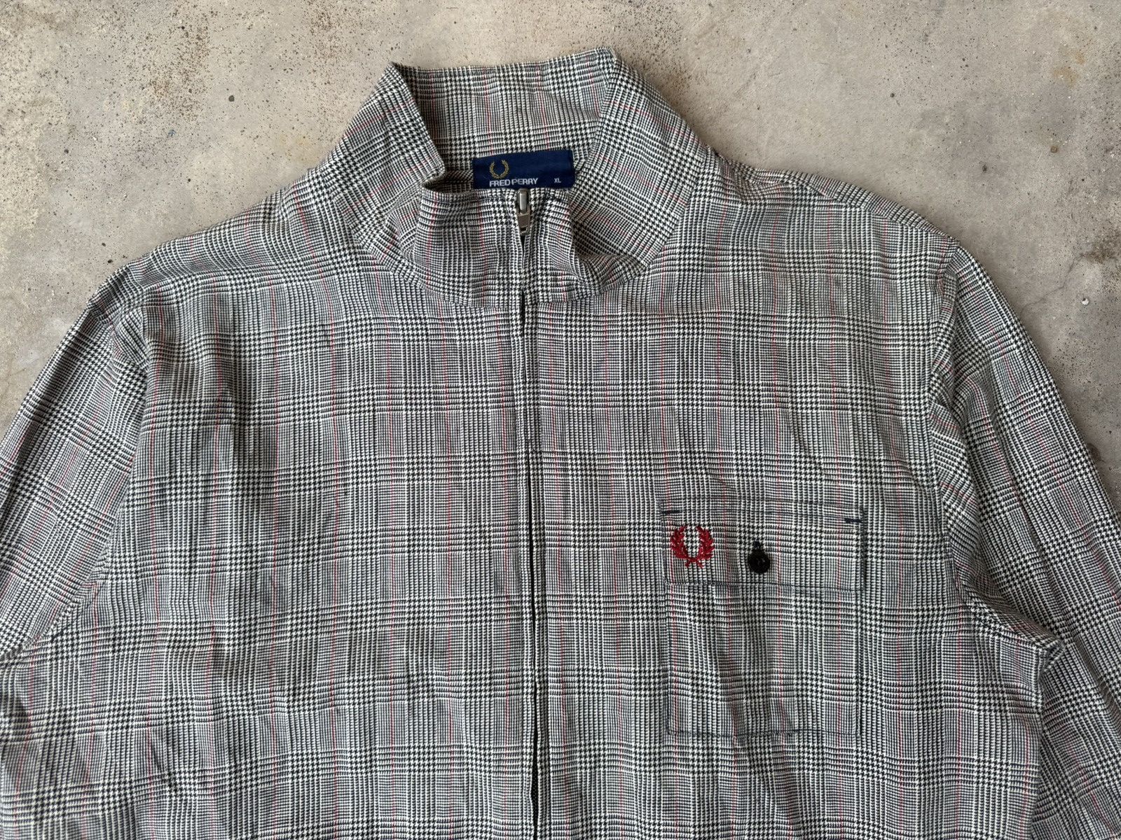 Fred Perry Fred Perry Houndstooth Logo Light Jacket Size US XL / EU 56 / 4 - 3 Thumbnail