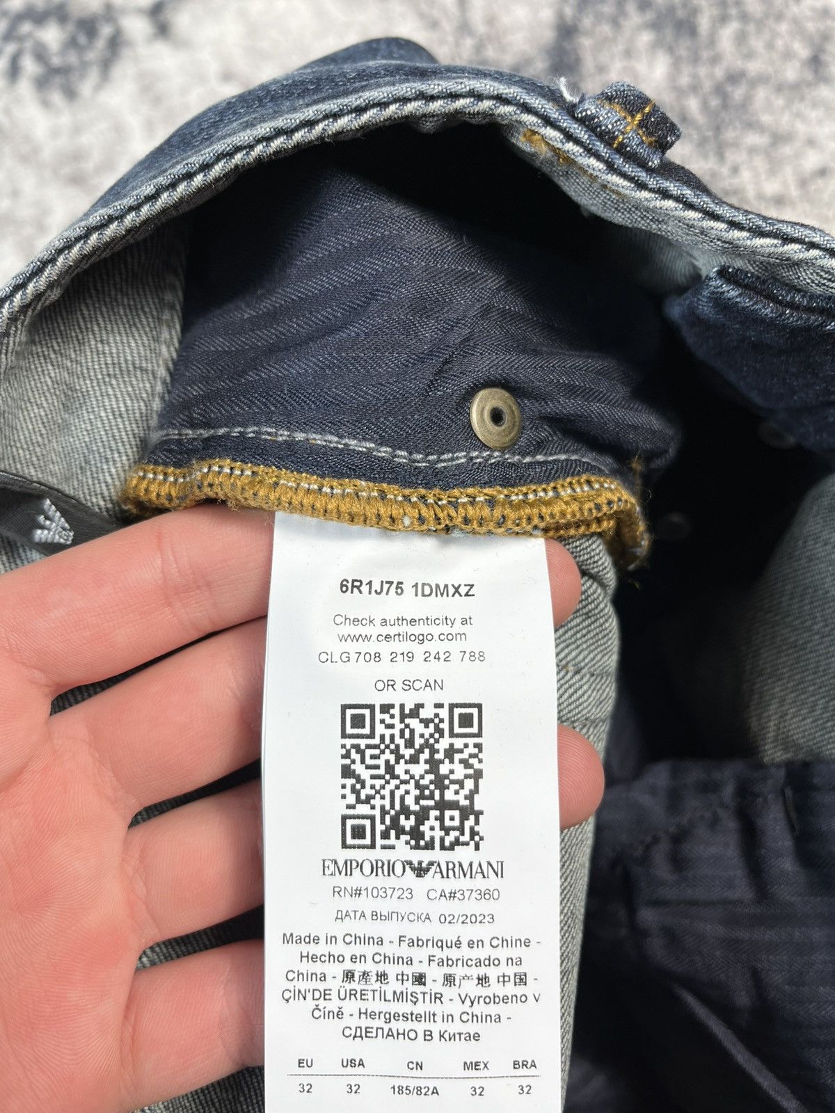 Emporio Armani Armani Jeans Selvedge Denim Size US 32 / EU 48 - 13 Thumbnail