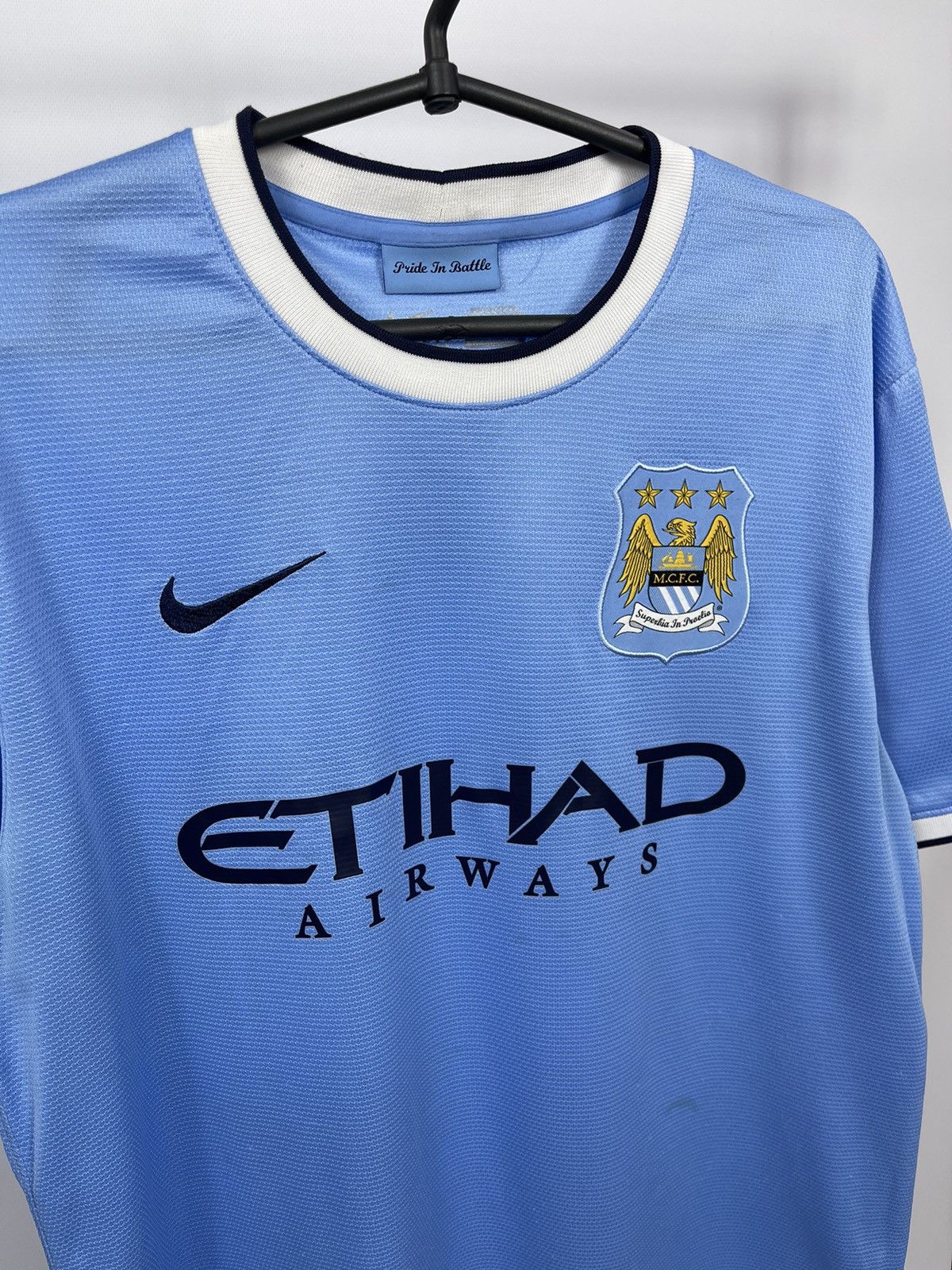 Nike Manchester City #70 Bert 2013 Nike Jersey Mens Trikot Size L Size US L / EU 52-54 / 3 - 4 Thumbnail