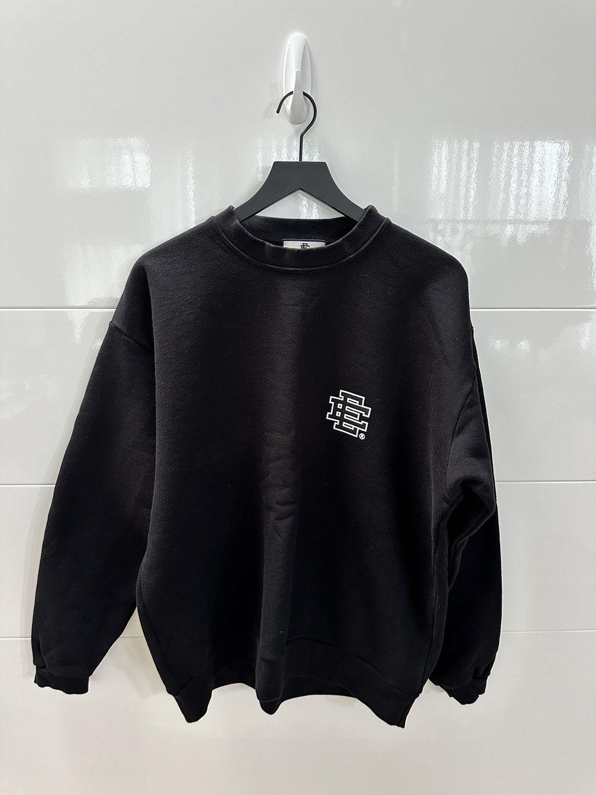 image of Eric Emanuel Crewneck in Black, Men's (Size XL)