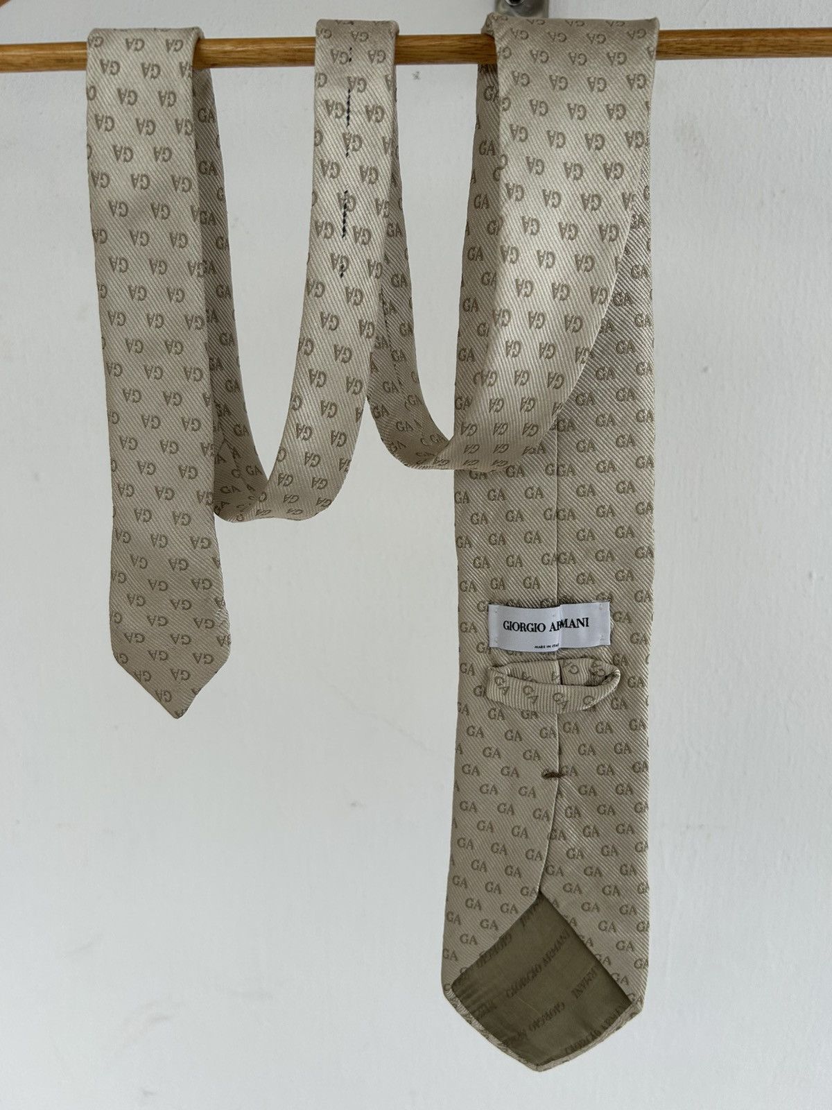 Giorgio Armani GA Monogram Cravat Size ONE SIZE - 2 Thumbnail