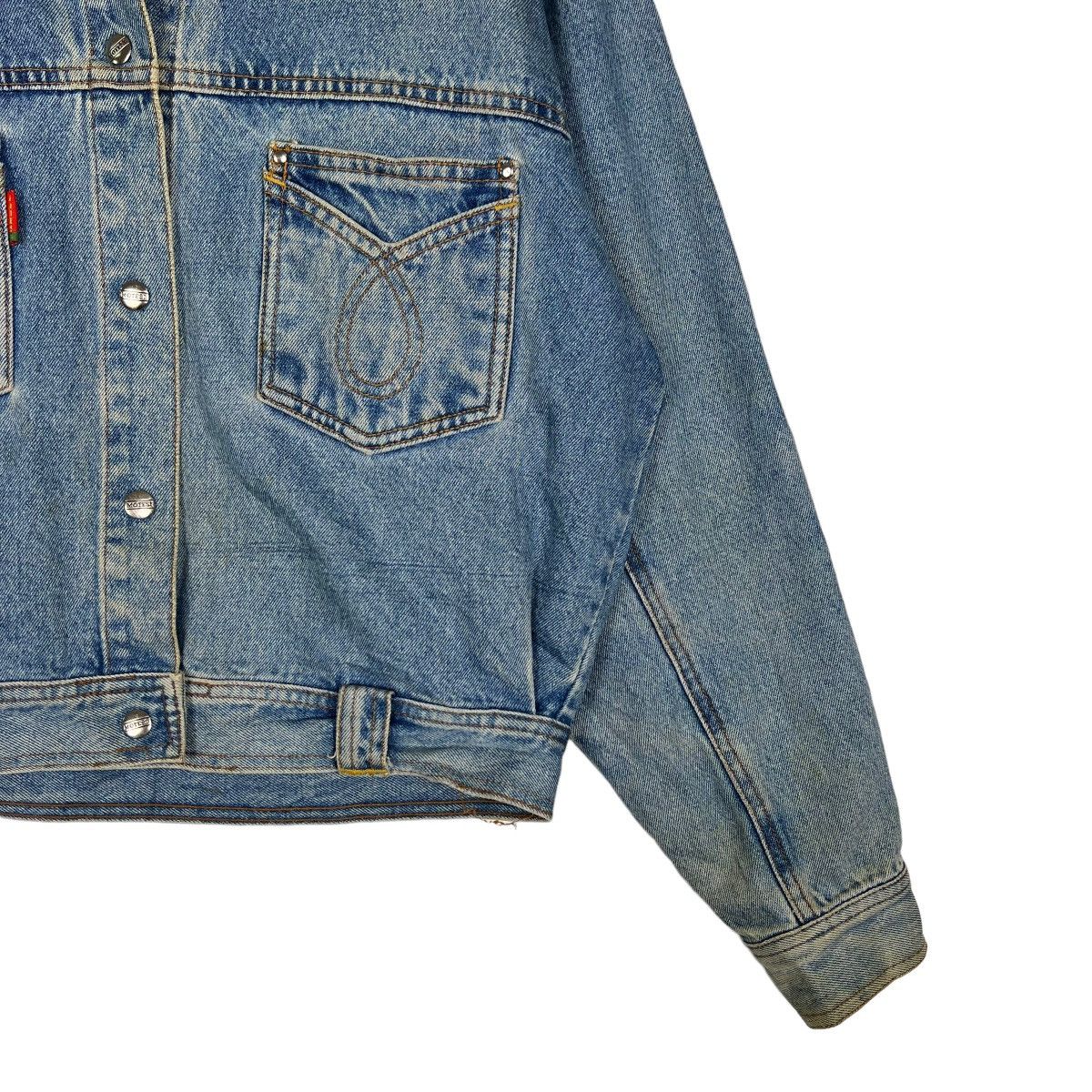 Japanese Brand 🔥 VINTAGE MOTESI DENIM CROP JACKET Size US M / EU 48-50 / 2 - 7 Thumbnail