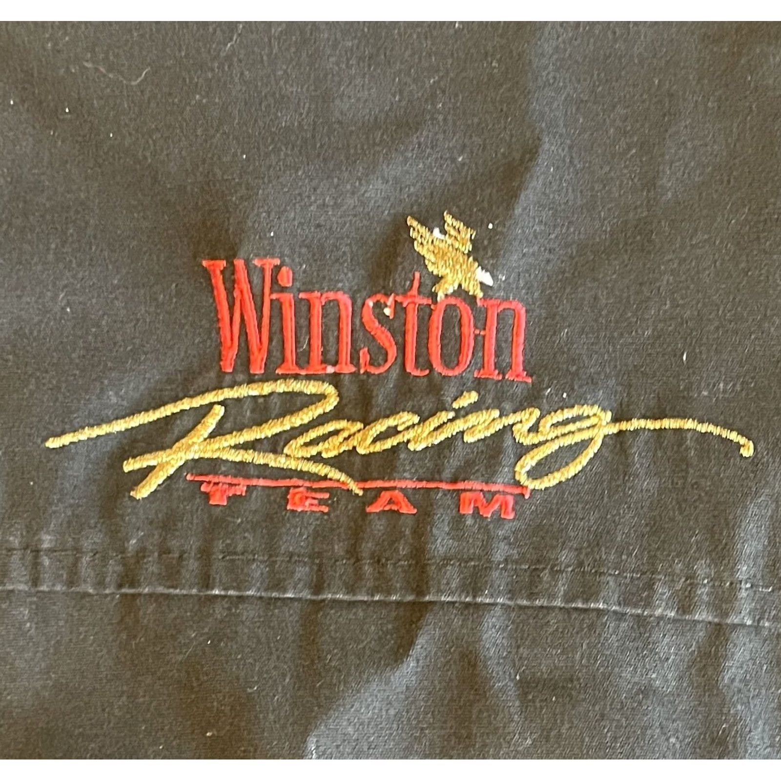 Vintage VINTAGE Winston by Swingster Racing Team Bomber Jacket N/A Men L Black 90s USA Racing Clothes Jacket Size US L / EU 52-54 / 3 - 7 Thumbnail