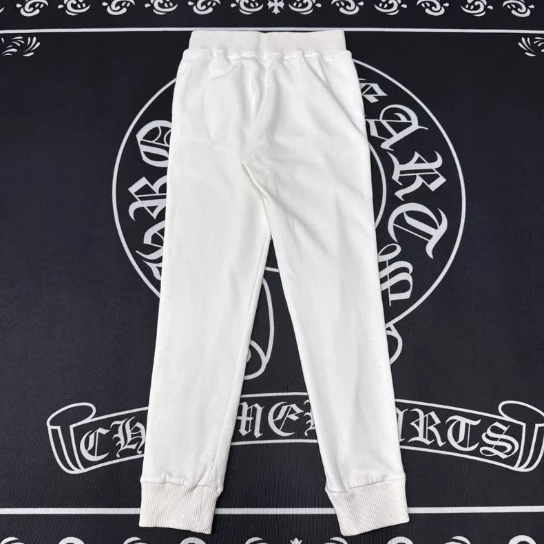 Fendi FENDI White All-Over Logo Tape Track Pants Q10 Size US 35 - 4 Thumbnail