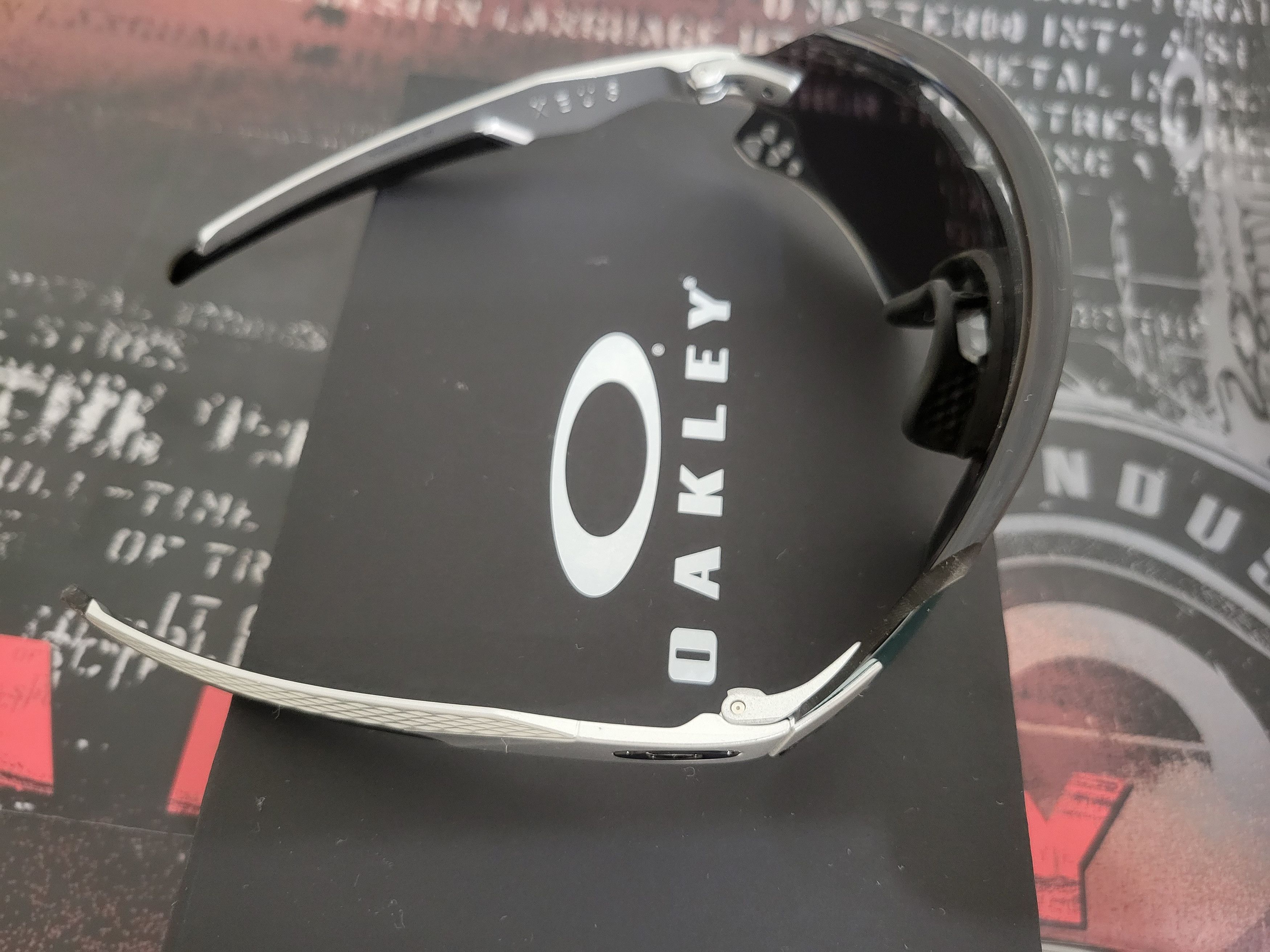 Oakley Rare Oakley Xeus AG Sunglasses X Silver Prizm Chrome Iridium Size ONE SIZE - 10 Thumbnail