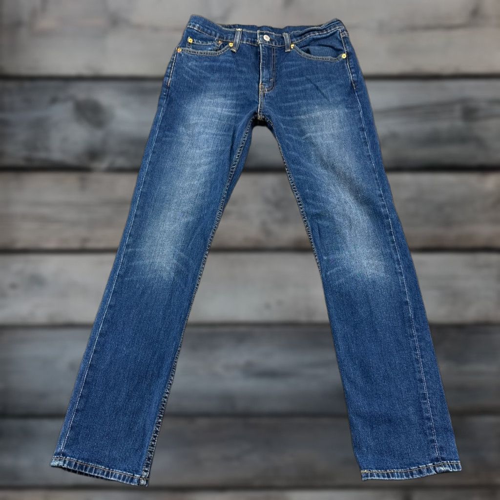 Levi's VINTAGE? No - Not Vintage. Levi's 511 Jeans Mens 32x32 Blue Slim Fit Denim Dark Wash Stretch Cotton Size US 32 / EU 48 - 1 Thumbnail
